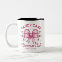 Pink Candy Cane Christmas Club Xmas Season