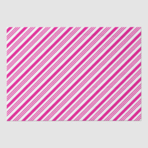 Pink Candy Cane Style 1 Tissue Paper