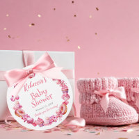 Pink Candy Frame Girl Baby Shower