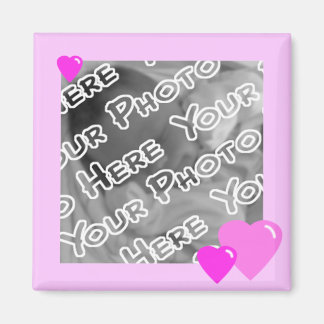 Pink Candy Hearts Magnet