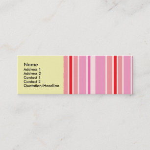 Pink Candy Striper Profile Cards