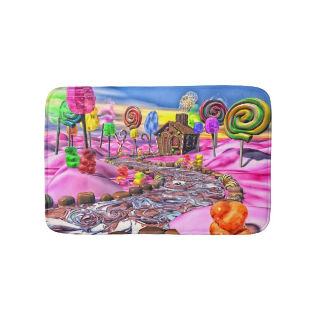 Pink Candyland Bathmat (Front)