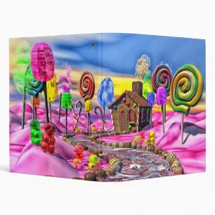 Pink Candyland Binder