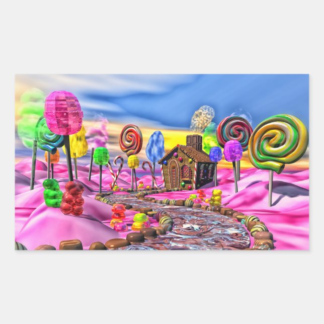 Pink Candyland Sticker (Front)