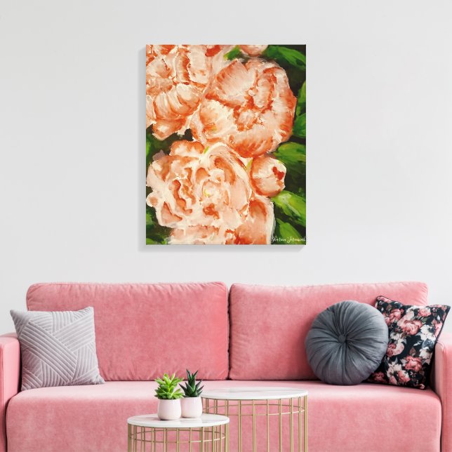 Pink Canvas Print (Insitu(LivingRoom))