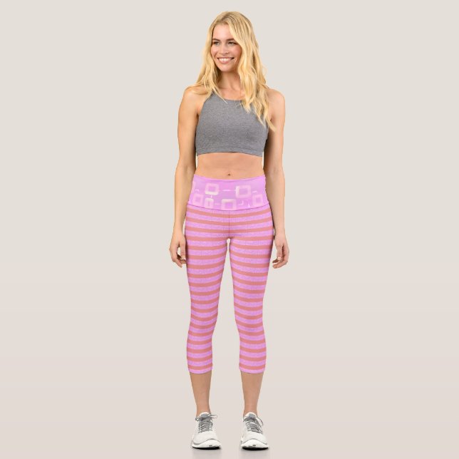 Pink Capri Leggings (Front)