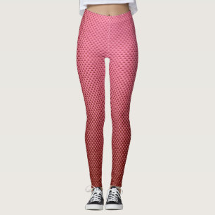 Pink carbon fibre pattern leggings