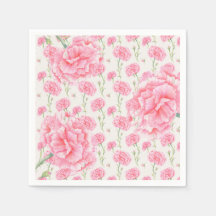 Pink Carnation Floral Wedding Shower 