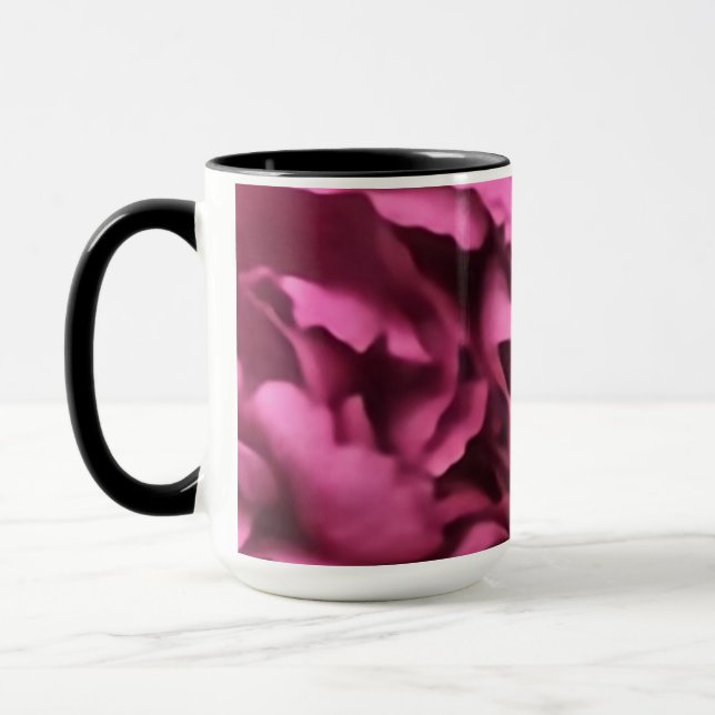 Pink Carnation Mug (Left)