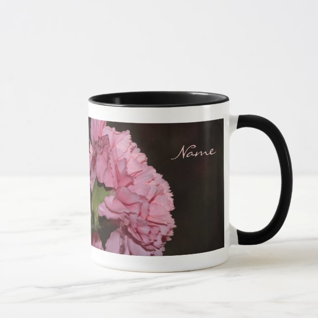 Pink Carnation Mug (Right)