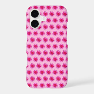 Pink Carnation Seamless Pattern on Phone Case