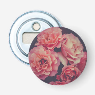 Pink Carnations Flowers Bottle Opener