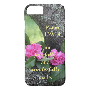 Pink Carnations Psalm Phone Case