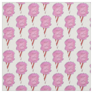 Pink Carnival Fair Cotton Candy Spun Sugar Fabric