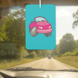 Pink Cartoon Car Air Freshener