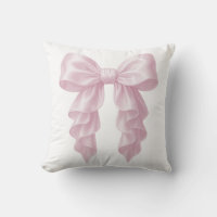 Pink Cascade Ruffle Bow Elegant Posh Girly