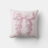 Pink Cascade Ruffle Bow Elegant Posh Girly