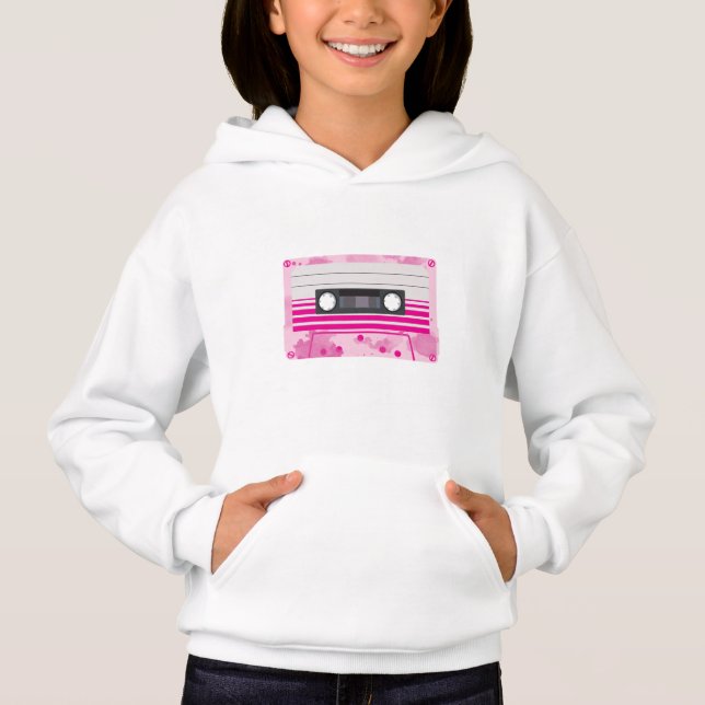 Pink Cassette Tape with Pink Splashes (Front)