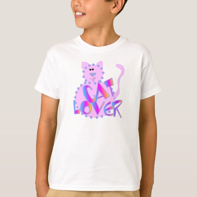 Pink Cat Lover Tshirts and Gifts (Front)