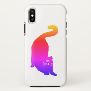 Pink cat  silouthe Case-Mate iPhone case