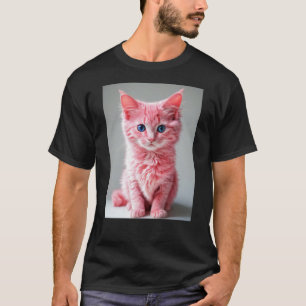 Pink Cat  T-Shirt