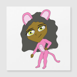 pink catgirl      