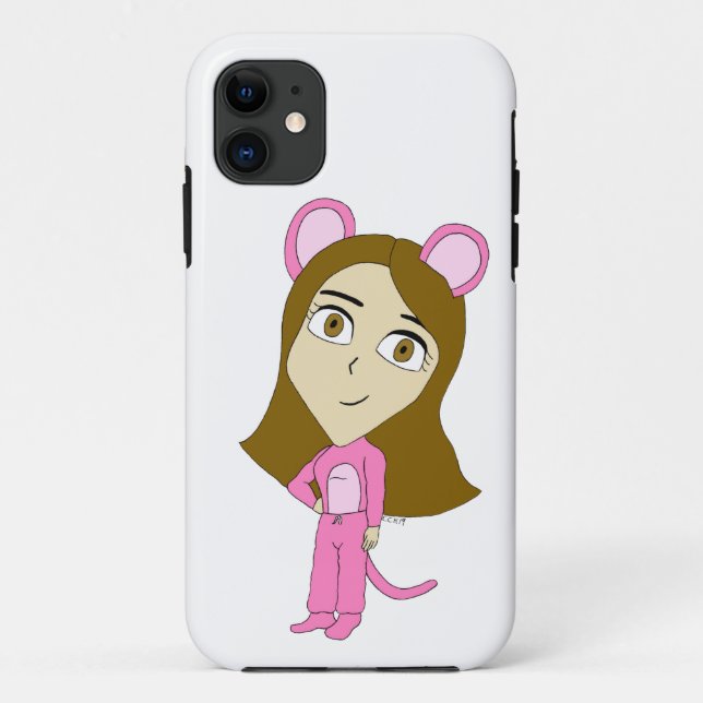 pink catgirl    Case-Mate iPhone case (Back)