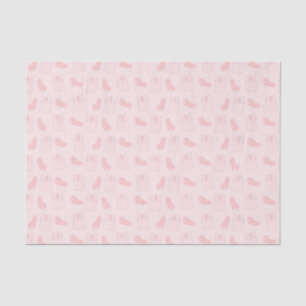 Pink Cats and Jellybeans Pattern Tissue Paper