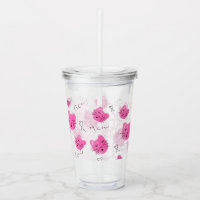Pink Cats Doodle Meow Monogram Me