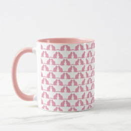 Pink Cats Pattern Cute Gift Mug