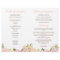 Pink Celebration of Life Folded Funeral Program