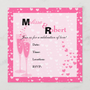 Pink Champagne! Invitation