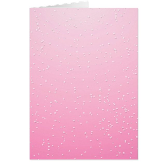 Pink Champagne with Tiny Bubbles Background Art (Front)