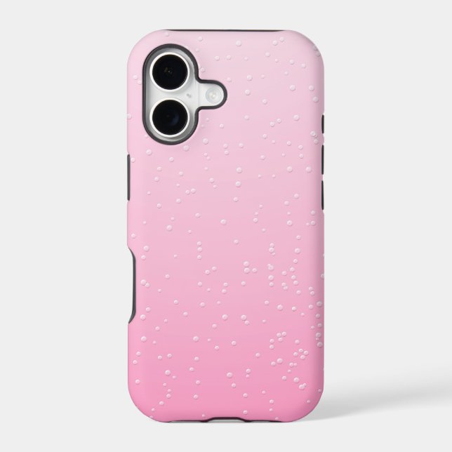 Pink Champagne with Tiny Bubbles Background Art (Back)