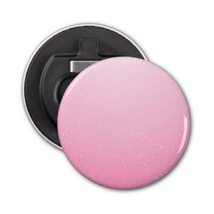 Pink Champagne with Tiny Bubbles Background Art Bottle Opener