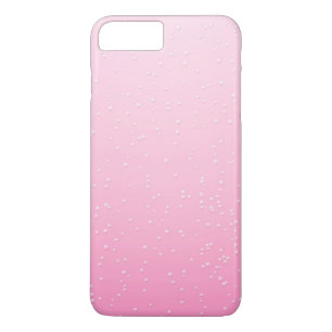 Pink Champagne with Tiny Bubbles Background Art iPhone 8 Plus/7 Plus Case