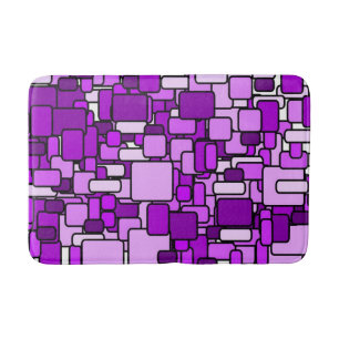 Pink Chaos Bath Mat