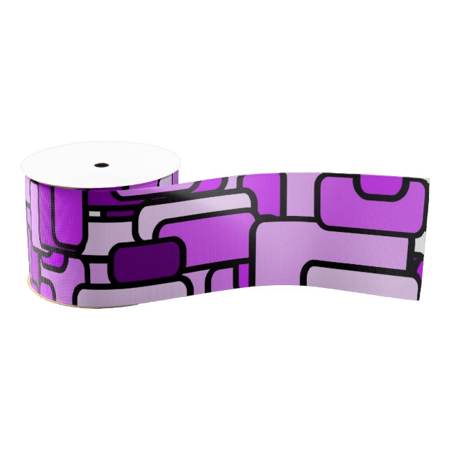 Pink Chaos Grosgrain Ribbon (Spool)