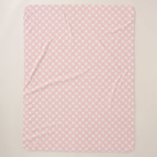 Pink check blanket