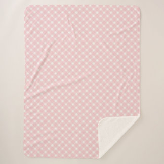 Pink check blanket