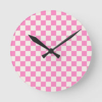 Pink Check, Chequerboard Pattern, Chequered