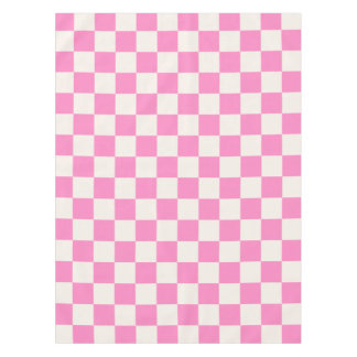 Pink Check, Chequerboard Pattern, Chequered Tablecloth