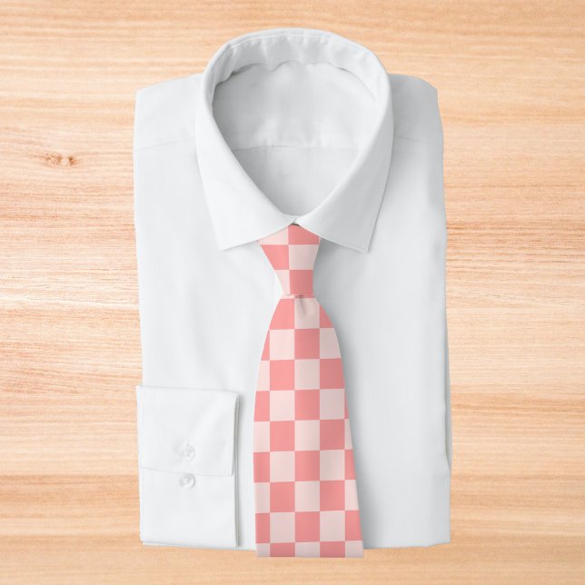 Pink Checkerboard Tie (Creator Uploaded)