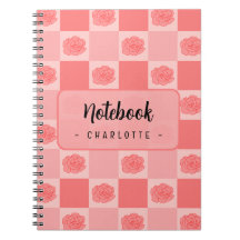 Pink Checkered Floral