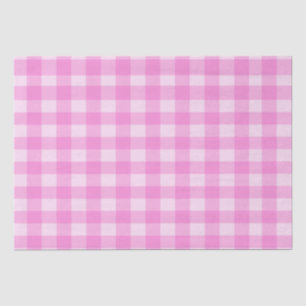 Pink Checkers- Tissue Paper