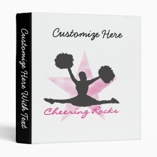 Pink Cheering Rocks T-shirts and Gifts Binder