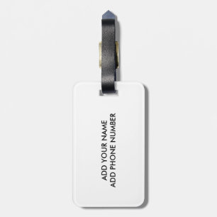 Pink Cheerleader Luggage Tag