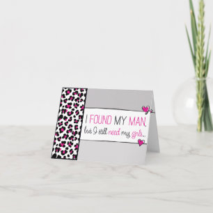 Pink Cheetah Will you be my Maid of Honour? Card