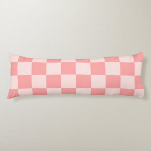 Pink Chequerboard Body Pillow