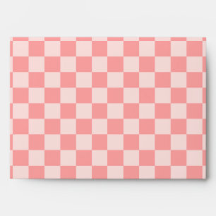 Pink Chequerboard Envelope